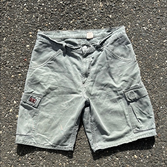 Levi's | Shorts | Vintage Levis Cargo Shorts Gray 32 Baggy Skater Y2k